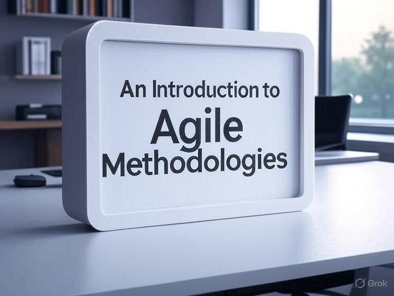 Team brainstorming with sticky notes